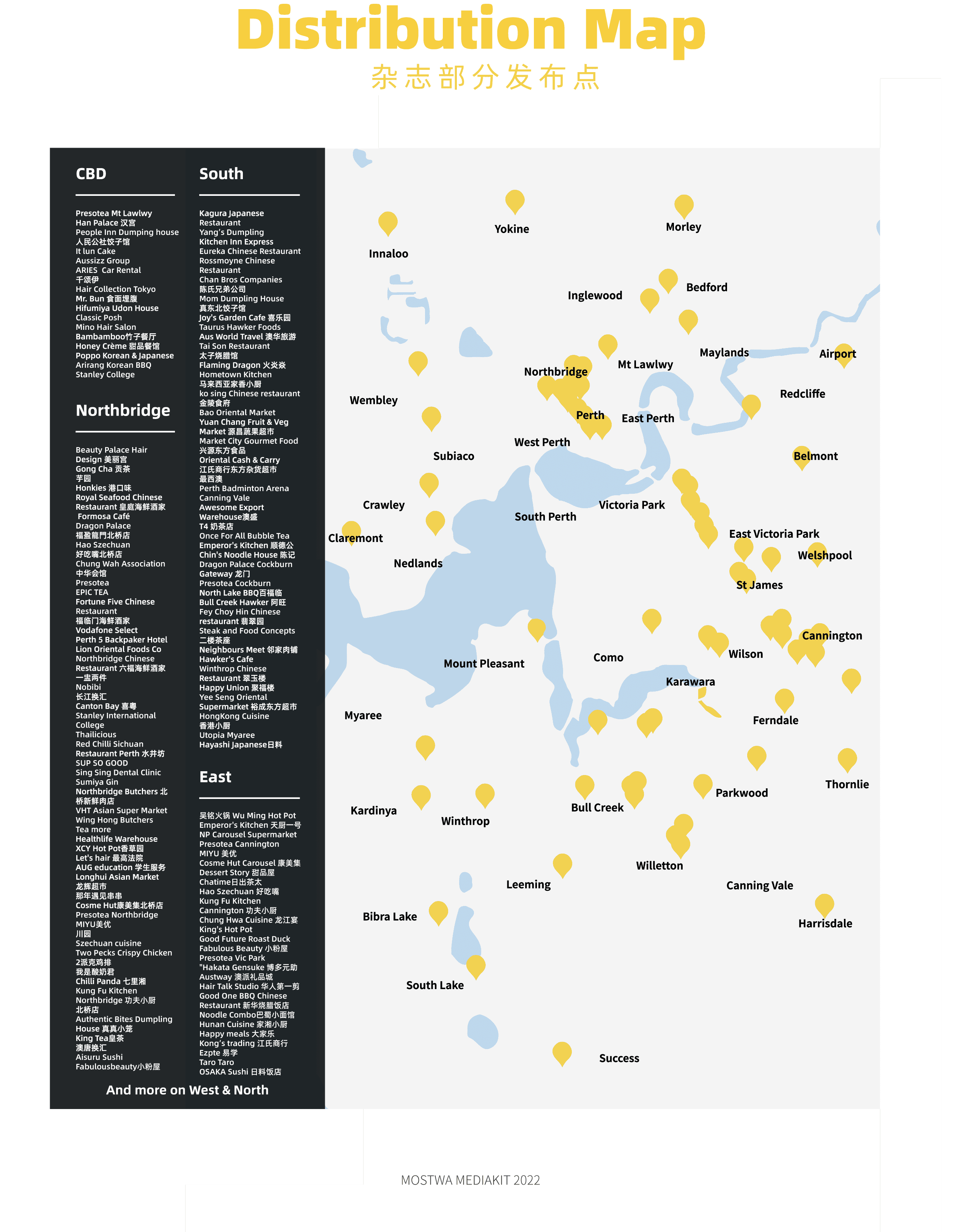 distribution map